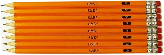 S & E TEACHER'S EDITION Woodcased #2 Pencils, Pre-sharpened, HB Lead Bulk Box - Image 2