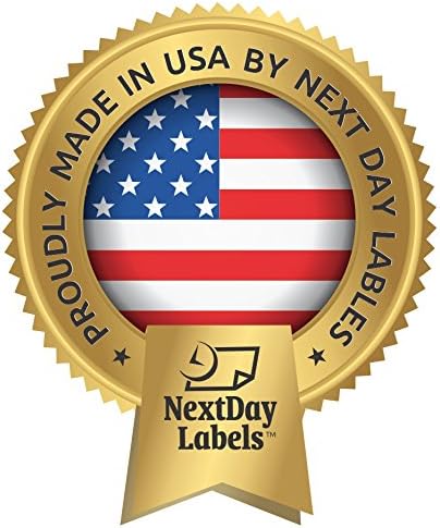 NextDayLabels Pack of 50 Sheets, 8-1/2 x 11" Fluorescent Labels - Image 5
