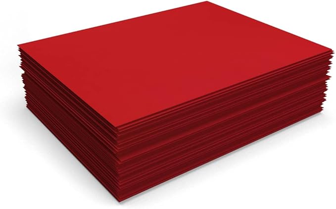 LUXPaper 8.5" x 11" Paper | Letter Size | Ruby Red | 80lb. Text | 250 Qty - Image 4