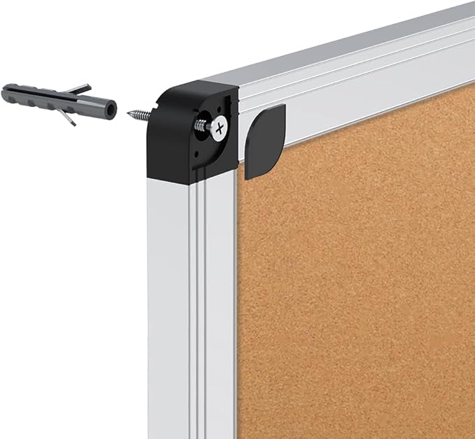 VIZ-PRO Cork Notice Board, 48 X 24 Inches - Image 4