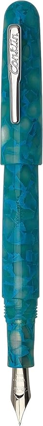 Conklin All American Fountain Pen in Turquoise Serenity – Medium Nib, Versatile - Image 6