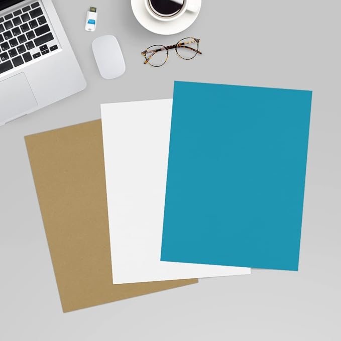 LUXPaper 8.5" x 11" Paper | Letter Size | Bright Blue | 60lb. Text | 250 Qty - Image 6