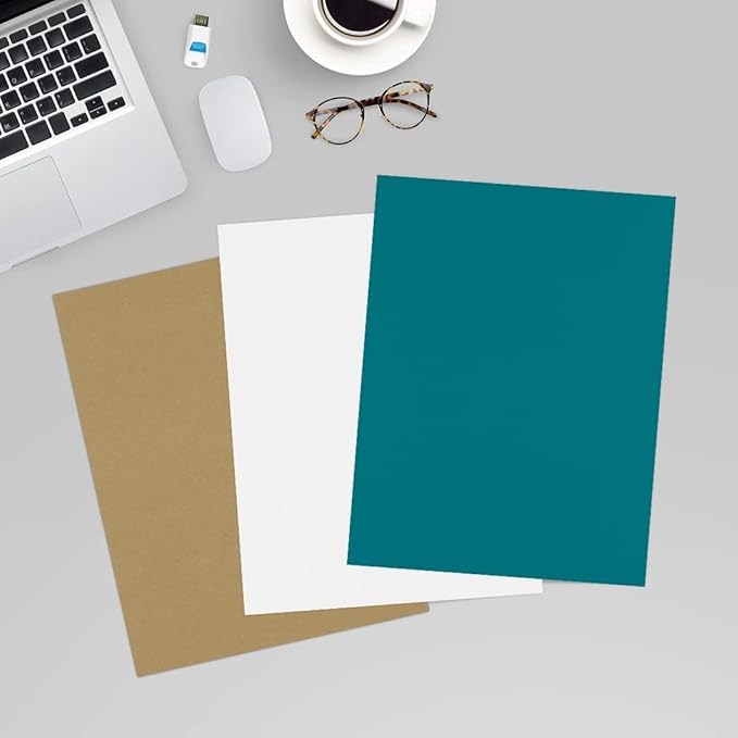 LUXPaper 8.5" x 11" Paper | Letter Size | Teal | 80lb. Text | 500 Qty - Image 6