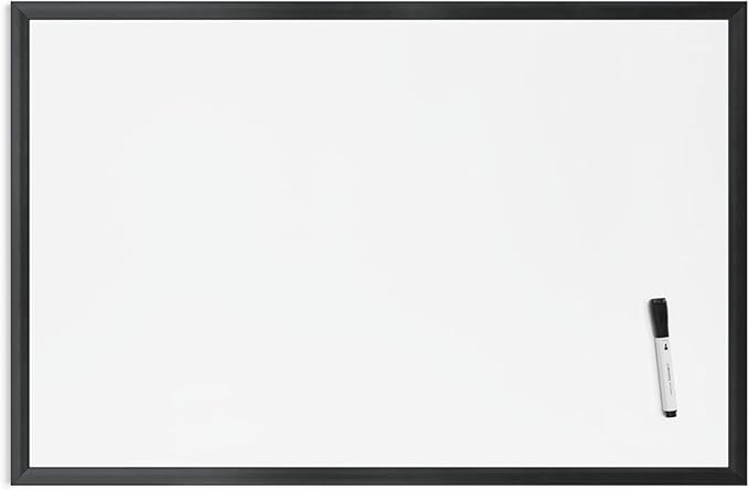 U Brands Magnetic Whiteboard 24" x 36", Wall Mounted White Board by UBrands