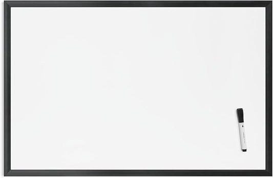 U Brands Magnetic Whiteboard 24" x 36", Wall Mounted White Board by UBrands