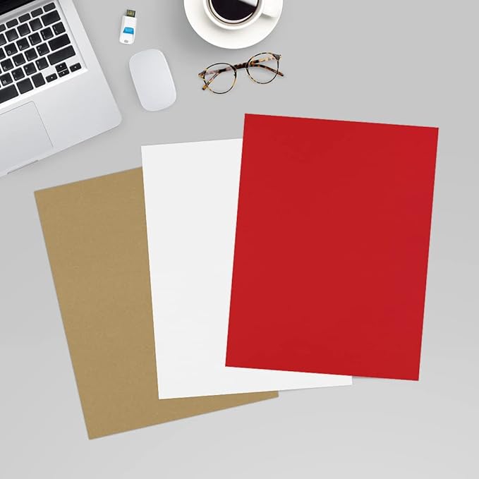 LUXPaper 8.5" x 11" Paper | Letter Size | Ruby Red | 80lb. Text | 1, 000 Qty - Image 6