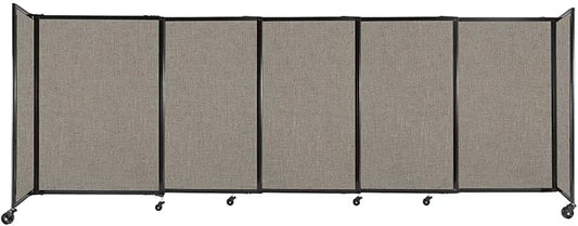 Versare Straightwall Sliding Portable Wall Partition | Freestanding Office by VERSARE