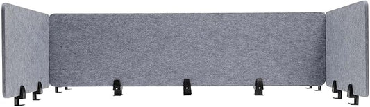 ReFocus Raw Clamp-On Acoustic Desk Divider Mounted Privacy Panel Set – Reduce by HAOREBAIYU