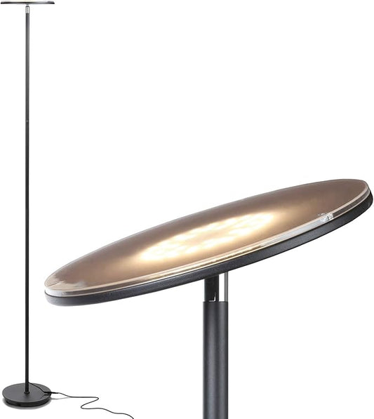 Brightech Sky LED Floor lamp, Torchiere Super Bright Floor Lamp by Brightech