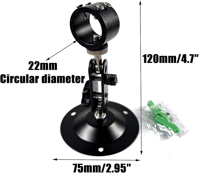 Laser Module Bracket 360-Degree Adjustable Positioning Bracket 22mm - Image 2