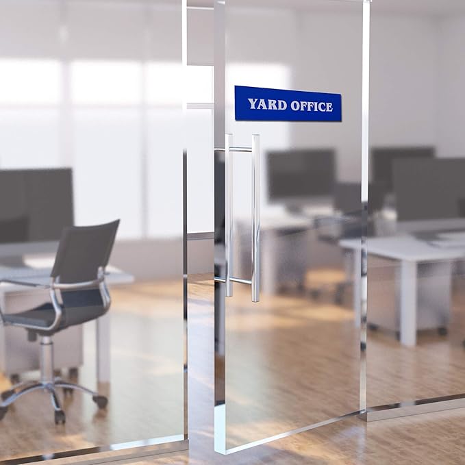 Personalized Office Name Plate 2"x10" Customize Wall Door Sign NamePlate - Image 5
