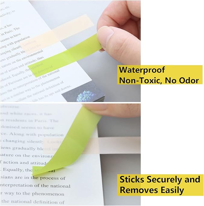 ELII 3600pcs Book Tabs, Writable Translucent Tabs - Image 6