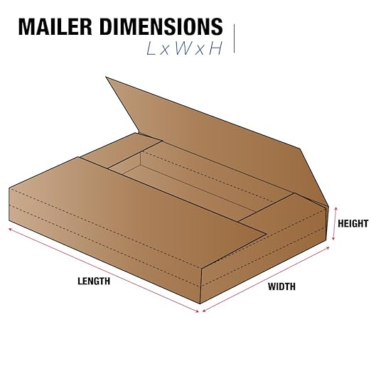 Tape Logic TLMIBMROSK Easy-Fold Mailers - Image 2