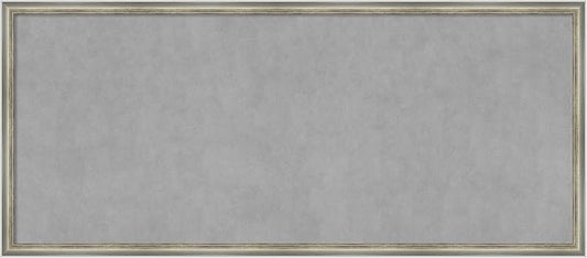 Amanti Art Silver Framed Magnetic Board 22x50 Oversize Vision Board by AmantiArt