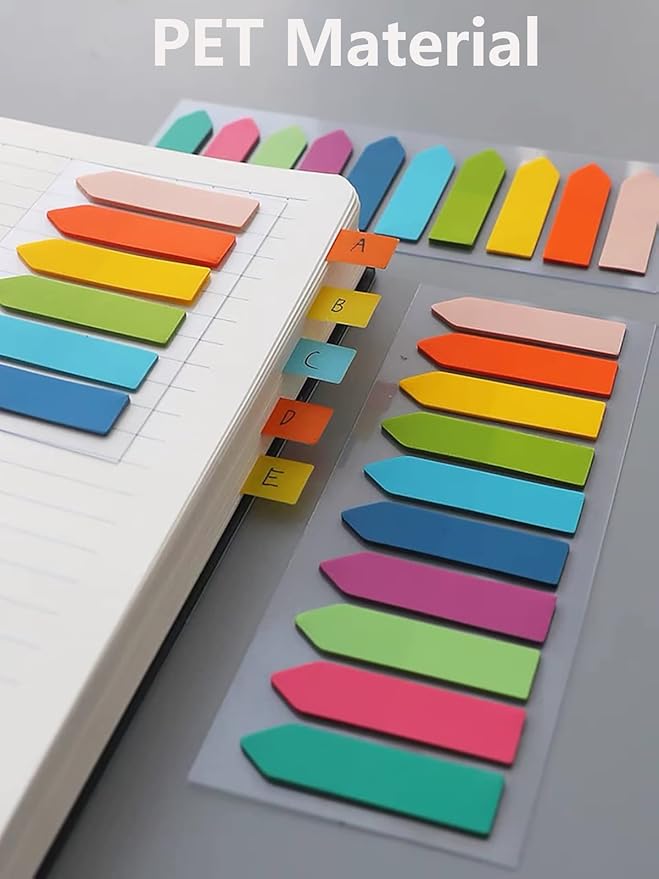 ELII 5400PCS Books Tabs for Annotating, Sticky Tabs Clear Sticky Notes - Image 7