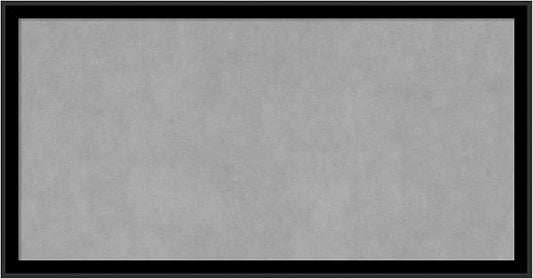 Amanti Art Black Framed Magnetic Board 13x25 Small Vision Board by AmantiArt