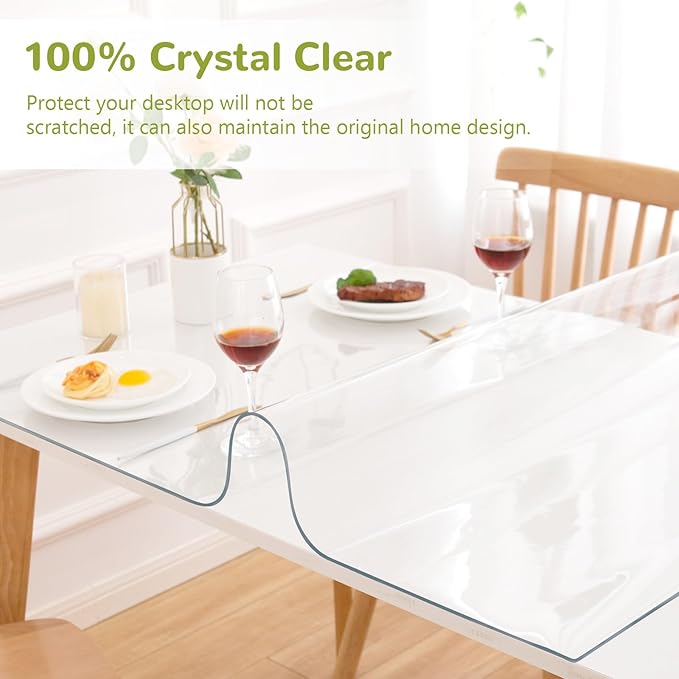 Eisdroma 60x96 Inch Clear Table Cover - Image 5