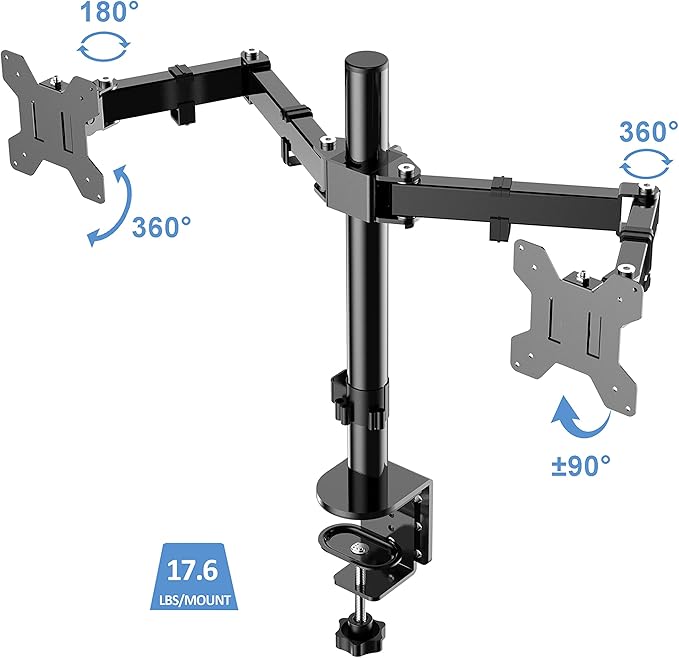 Rocelco 40" Large Height Adjustable Standing Desk Converter - Image 4