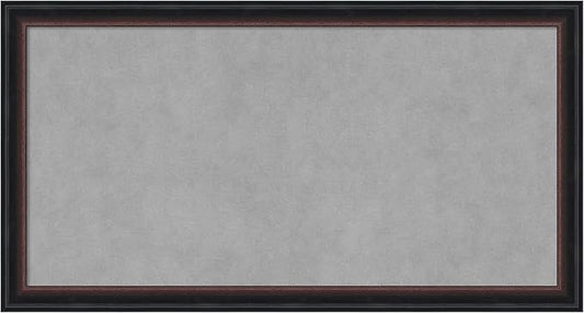 Amanti Art Black Framed Magnetic Board 14x26 Small Vision Board by AmantiArt