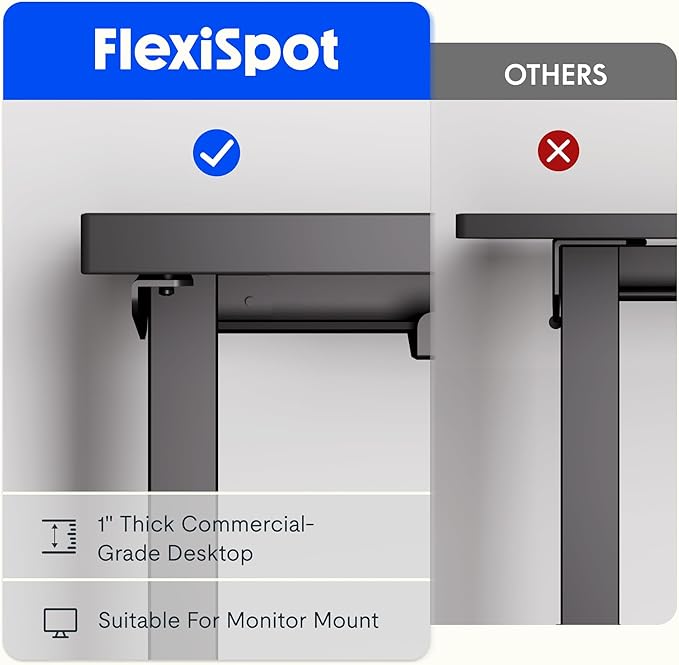 FLEXISPOT Pro Corner Desk Dual Motor L Shaped Computer Electric Standing Desk - Image 7