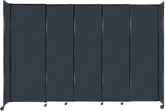 Versare Straightwall Sliding Portable Wall Partition | Freestanding Office by VERSARE