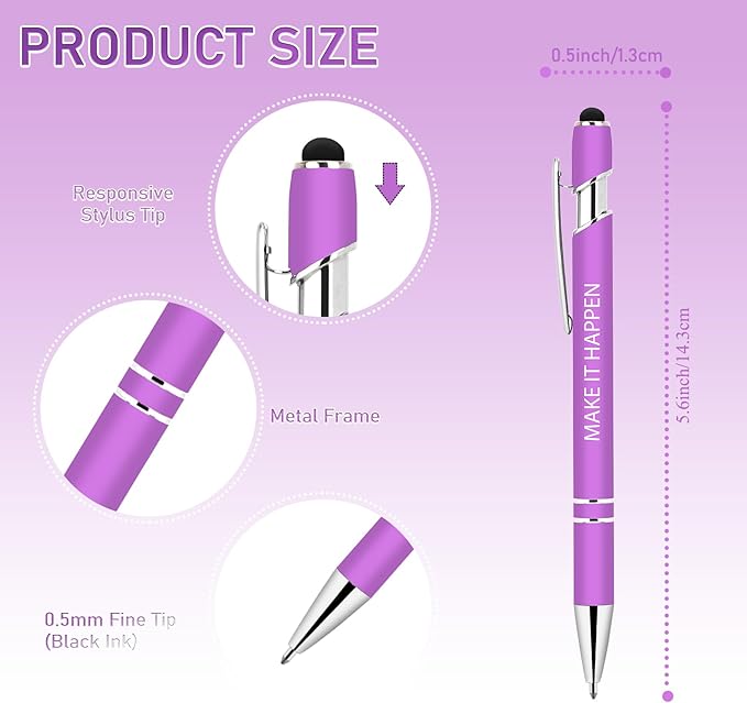 Luxeviss 50 Pcs Inspirational Pens Bulk - Image 3