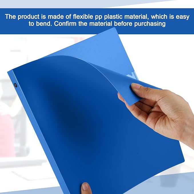 Henoyso 36 Pcs 3 Ring Binder 0.5 Inch Round Fits Letter Size 8.5'' x 11'' Paper - Image 2