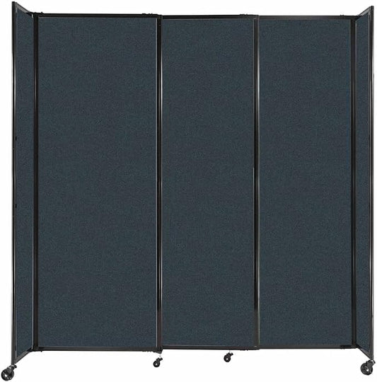 Versare Straightwall Sliding Portable Wall Partition | Freestanding Office by VERSARE