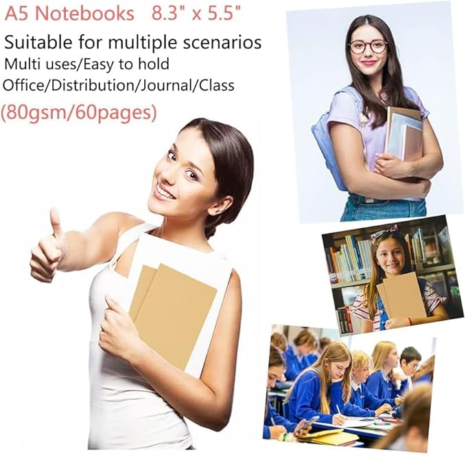 48 Pack Notebook Journals for Travelers, Students and Office, Writing - Image 4