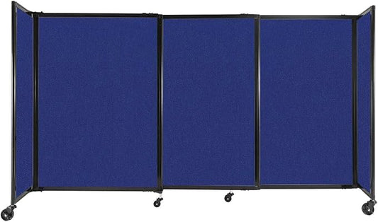 Versare Straightwall Sliding Portable Wall Partition | Freestanding Office by VERSARE