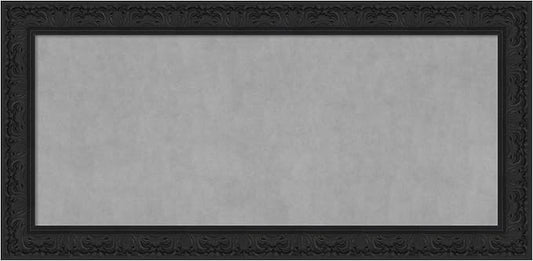 Amanti Art Black Framed Magnetic Board 27x55 Oversize Vision Board by AmantiArt