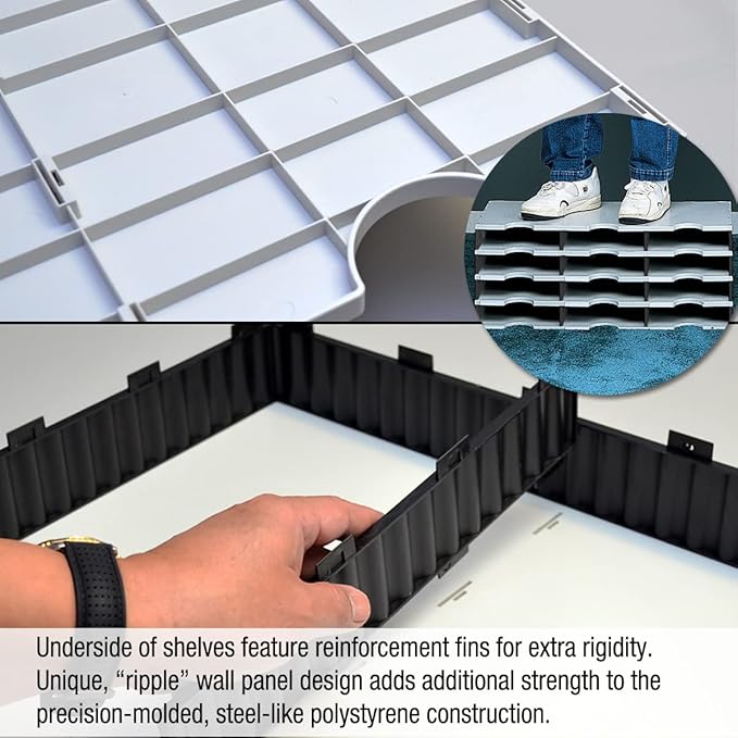Desktop Organizer 6 Letter Tray Sorter Plus Riser Storage Base & 3 Storage - Image 9