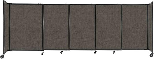Versare Straightwall Sliding Portable Wall Partition | Freestanding Office by VERSARE