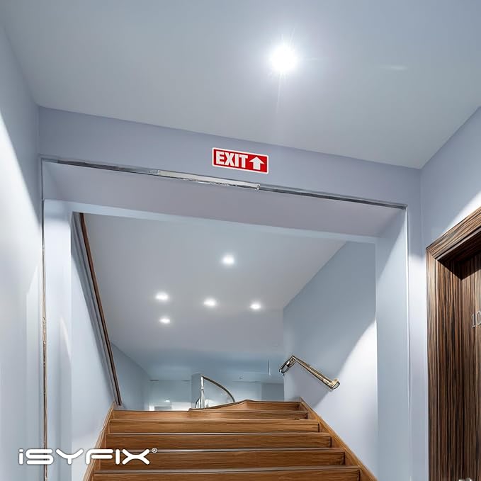 iSYFIX Exit Signs 6 Pack 12x4 Inch - Image 6