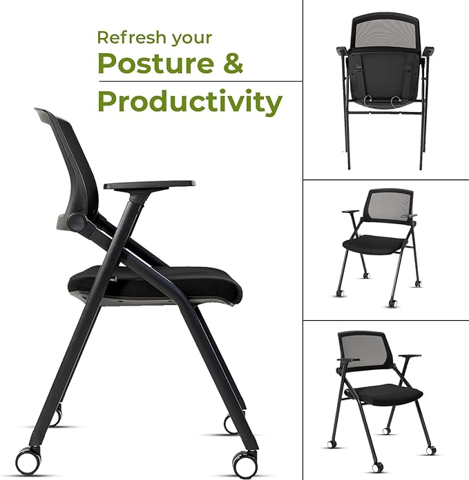 VACYOVKE 10 Pack Conference Room Chairs - Image 6