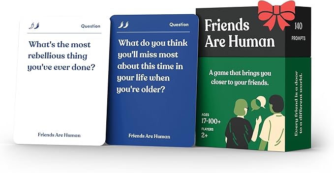Friends are Human | 140 Conversation Cards to Help Deepen Friend Relationships by ParentsAreHuman