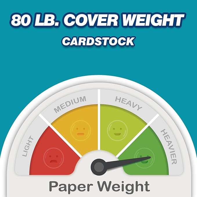 Chell Extra Heavyweight Index Cards 4x6 Inch, No Bleed-Through, Ruled Front and - Image 2