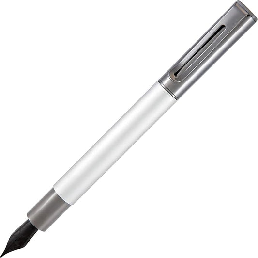 Monteverde USA Ritma Fountain Pen in Silver – Stub Nib, Calligraphy JoWo by Monteverde