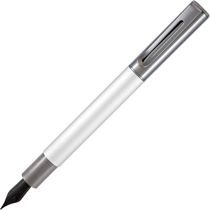 Monteverde USA Ritma Fountain Pen in Silver – Fine Nib, Smooth JoWo Stainless by Monteverde