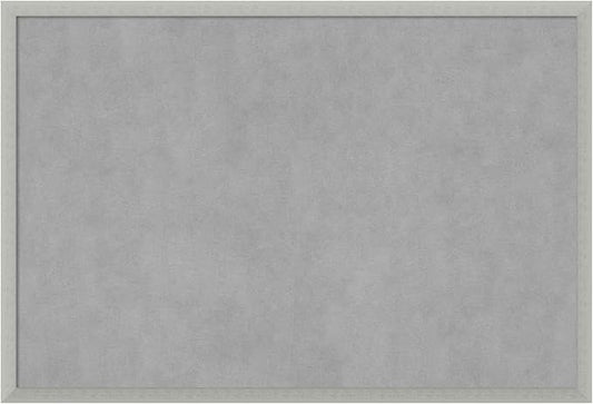 Amanti Art Silver Framed Magnetic Board 26x38 Large Vision Board by AmantiArt