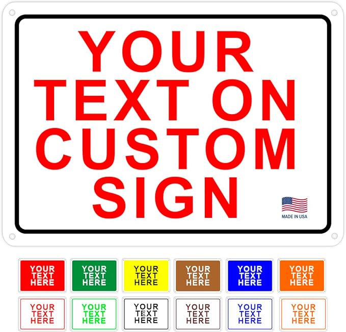 AV Grafx Custom Metal Signs, Professional, Customizable, UV Resistant, Made in - Image 2