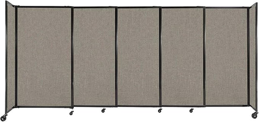 Versare Straightwall Sliding Portable Wall Partition | Freestanding Office by VERSARE