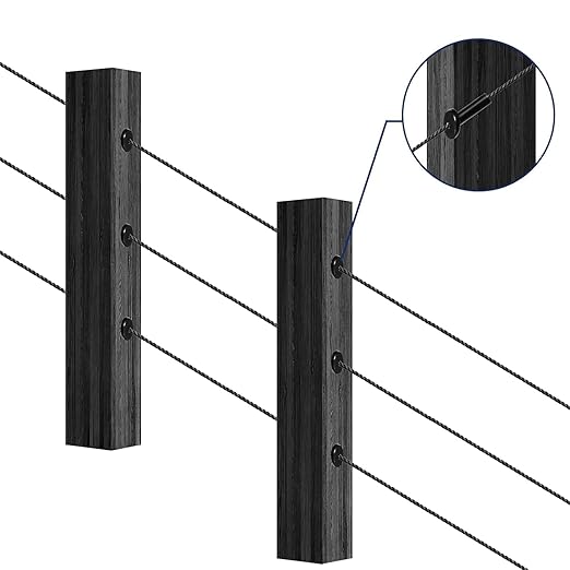RiaYer 40 Pack 30 Degree Angle Protective Sleeves, T316 Marine Grade Cable - Image 3