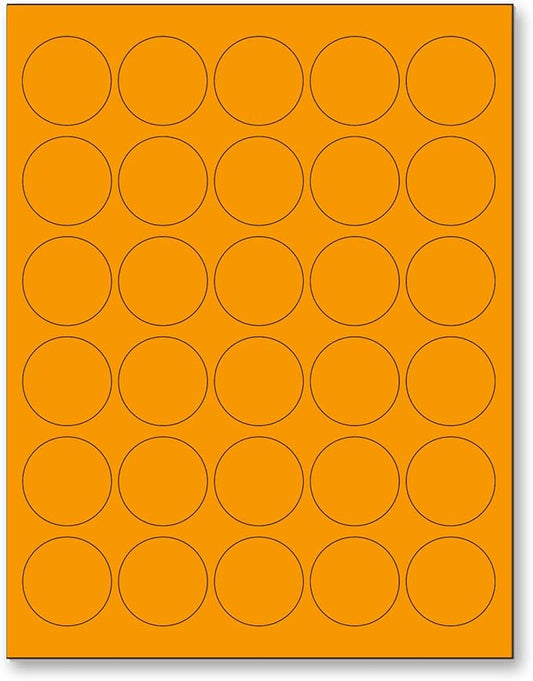 NextDayLabels - 8-1/2 x 11 Neon Color High Light Fluorescent Labels by NextDayLabels