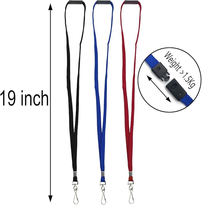 Bird Fiy Lanyards Safety Red Lanyards Neck Flat Premium Breakaway Badge Lanyard - Image 2