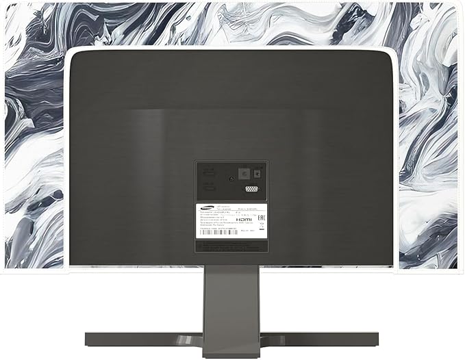 Baocicco Abstract Gray Marble Waterproof 75 Inch Television Cover Anti-Static - Image 5