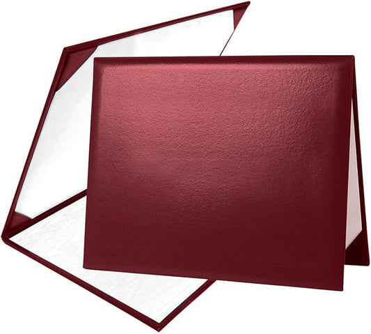Diploma Cover 8.5” x11” Diploma Holder of Graduation Leatherette Padded by Misscom
