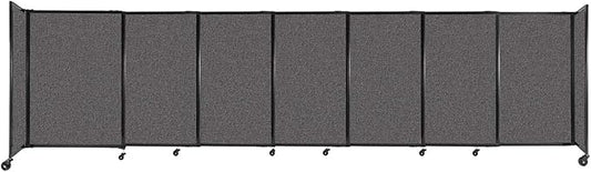 Versare Straightwall Sliding Portable Wall Partition | Freestanding Office by VERSARE