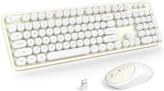MOFII Wireless Keyboard and Mouse Combo, Computer Full Size 2.4G Plug and Play by MOFII