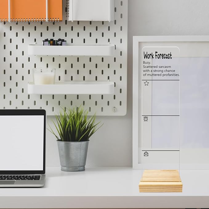 Monitor Memo Board Computer Monitor Memo Board Sarcasm Decor Acrylic - Image 5